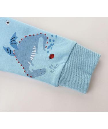 Dinosaur Sweatshirt for Boys | Kids Cotton Jumper Top | Long Sleeve Pullover T-Shirt for Toddlers | Baby Clothes 1-8 Years | 1-2 Years | Dino Design - Buy Online on GoSupps.com