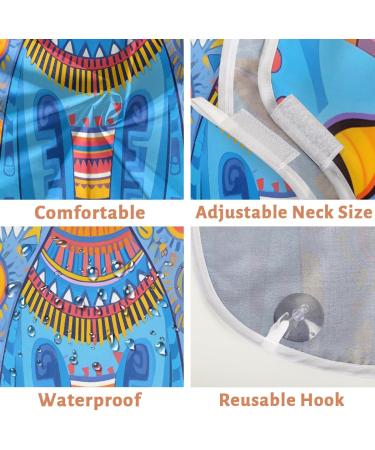 Blue Cat Beard Bib Apron | Beard Hair Catcher for Men | Perfect Father's Day & Christmas Gift for Dad | Includes 2 Suction Cups - Buy Online on GoSupps.com