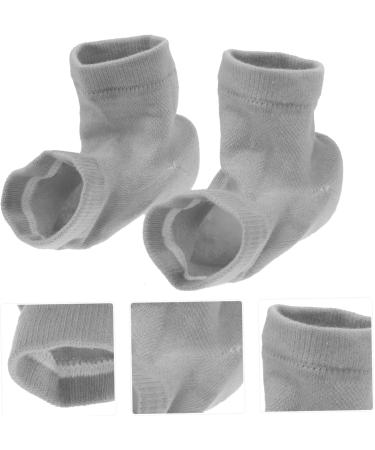 COOLHIYA 1set Heightening Socks Invisible Height Increase Insoles Heel Half Heel Boost Insole Breathable Socks Inner Heightened Sock Pad Men and Women Polyester Cotton Universal Booster pad 12.5x11cm Grey - Buy Online on GoSupps.com