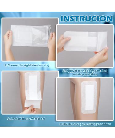 15-Piece Bordered Gauze Island Dressing 4x10 Inch Wound Bandage Patches - Buy Online on GoSupps.com