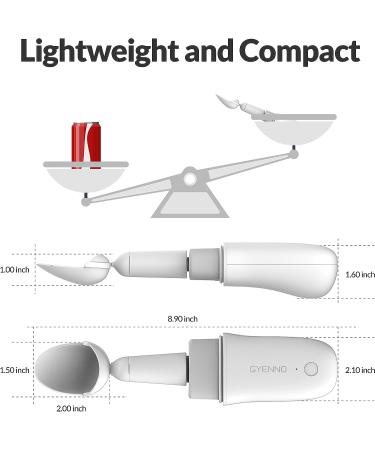 GYENNO Parkinson Spoon - Adaptive Utensil with Active Tremor Assist Technology - Buy Online on GoSupps.com