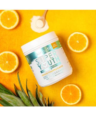 SkinnyFit Super Youth Multi-Collagen Peptides Plus Apple Cider Vinegar  Hyaluronic Acid & Vitamin C Orange Pineapple Flavor  Hair  Skin  Nail & Joint Support  Immunity  Healthy Metabolism  28 Servings 28 Servings (Pack of 1) - Buy Online on GoSupps.com