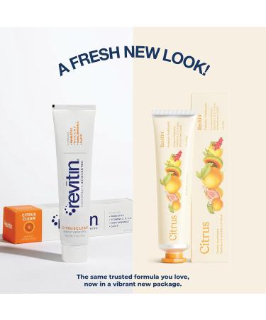 Revitin Natural Toothpaste & Prebiotic Oral Therapy (5 Pack) - Oral Health Solution - Buy Online on GoSupps.com