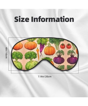 Buy Fruit and Vegetable Sleep Mask - Adjustable Breathable & Fashionable Eye Mask for Optimal Comfort | International Shipping Available - Buy Online on GoSupps.com