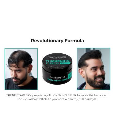 Buy TRENDSTARTER Thickening Fiber (2oz) - Travel Size Hair Clay Pomade for Medium Hold & Matte Finish - Premium Water-Based Styling Product - All-Day Hold International Shipping Available - Buy Online on GoSupps.com