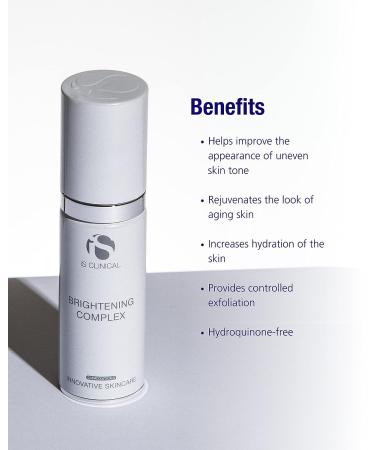 iS CLINICAL Brightening Complex Skin Brightening Treatment for Age Spots and Pigmentation - Buy Online on GoSupps.com