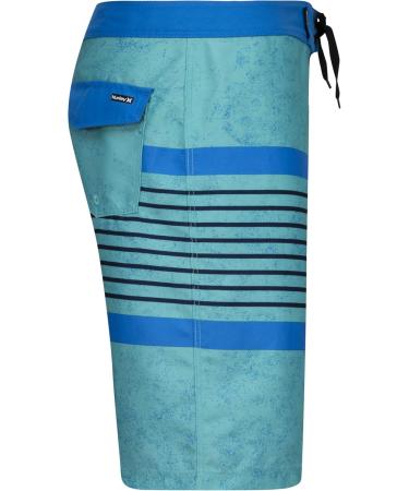 Hurley Boys Hrlb Gradient Stripe Board Shorts - 10 Years - Aurora Green - Stylish & Comfortable Swimwear for Kids - Buy Online on GoSupps.com