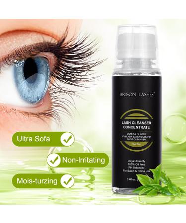 Lash Bath Foam Cleanser for Eyelash Extensions | 100ml Oil-Free Vegan Shampoo | DIY Professional Lash Care - Buy Online on GoSupps.com