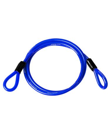 DocksLocks Anti Theft Weatherproof Straight Security Cable with Reinforced Looped Ends for Bike, Kayak and More, 25ft