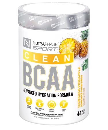 Nutraphase Clean BCAA Vegan-Friendly Gluten-Free Pineapple 44 servings 528 grams
