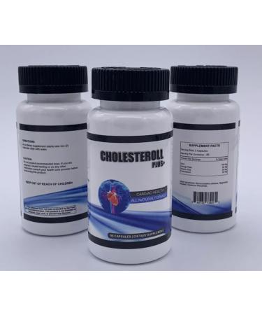 Natural Cholesterol Plus 150 mg DHA & Orange Peel Extract Supports Heart & Cardiac Health 60 Capsules 1 Bottle