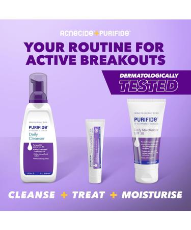 Acnecide PURIFIDE Daily Cleanser 235ml - Face Wash for Acne Prone & Sensitive Skin - Buy Online on GoSupps.com
