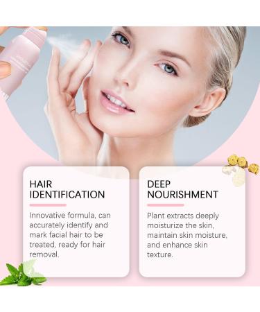 2Pcs Hair Identifier Spray Dermaplaning Spray Hair Identifier Spray For Face Shaving Hair Identifier Spray For Face Dermaplaning Spray for All Skin And Hair Types. Pink - Buy Online on GoSupps.com