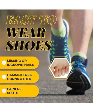 40pcs Silicone Anti-Friction Toe Sleeves - Clear Toe Protectors for Men and Women | Little Toe Caps Guards - Buy Online on GoSupps.com