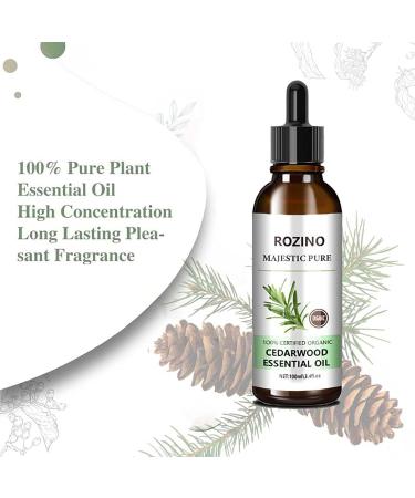 Buy Essential Cedar Oil - 100ml Moisturizing Body Massage Oil | Natural Nourishing Care for Sensitive & Dry Skin - Buy Online on GoSupps.com