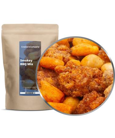 1 x 350g snack mix Belros Smokey BBQ with rice crackers spicy vegetarian 15% protein 350 g (1 pack)