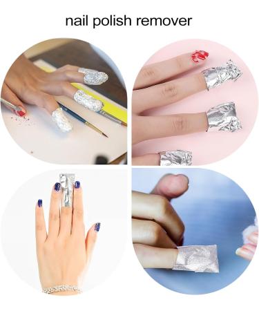 Alipis 500 Feuilles D Aluminium pour Ongles Tampons en Coton Non Pelucheux 5 Paquets de 100 Pi ces Dissolvant pour Vernis Ongles Gel Usage Professionnel et Domestique pour - Buy Online on GoSupps.com