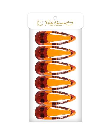RC Roche Ornament 6 Pcs Womens Classic Alligator Hair Clip Barrette Set - Small Brown - Buy Online on GoSupps.com