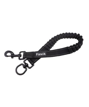 FLOXIK RUDDIPER ELASTICAL for medium -sized and large dogs |Bungee linen extension for every dog leash |Ideal for jogging cycling and walking black - Buy Online on GoSupps.com