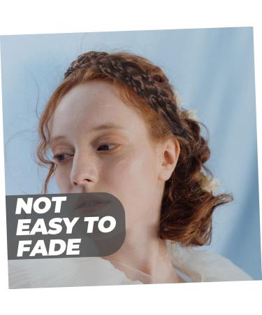 PLAFOPE Braided Headband Simple Style Girl Hairband Plaited Wig Headband Hair Decor for Women Outdoor Headband Hair Ornament Anti-slip Headband Face Washing Headband Braid Headband - Buy Online on GoSupps.com