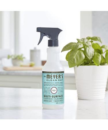 Mrs. Meyer's Basil All-Purpose Cleaner Spray â€“ 16 Fl Oz (Pack of 3) | Eco-Friendly & Effective - Buy Online on GoSupps.com