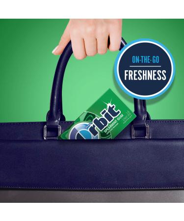 ORBIT Spearmint Sugarfree Chewing Gum 14 Pieces, Pack of 12 - Buy Online on GoSupps.com