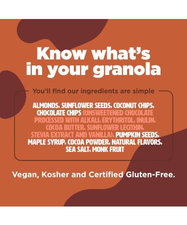 Three Wishes Muesli amande au chocolat (lot de 4) C r ales sans gluten 6 g de prot ines et 3 g de sucre pour petit-d jeuner et collation sains emporter v g talien casher et sans c r ales Amande au chocolat 8 g (Lot de 4) - Buy Online on GoSupps.com