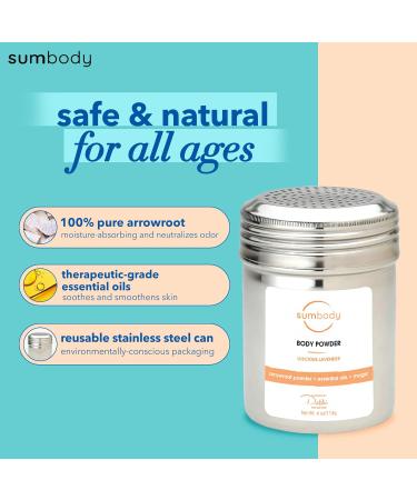 Body Powder for Women Men & Babies Lavender - (4oz) Talc & Cornstarch Free Arrowroot Powder Organic for Skin Sweat Absorbing Powder Body Deodorant Dusting Powder Baby Powder Travel Size - Buy Online on GoSupps.com