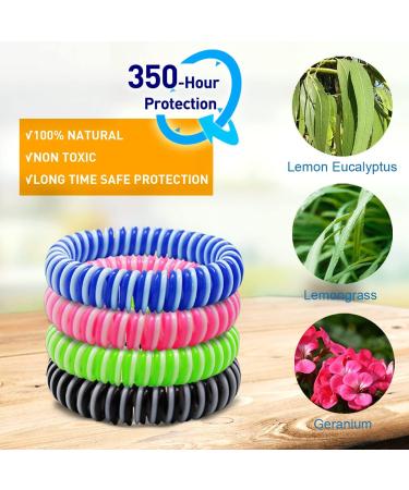 BuggyBands 12pcs Mosquito Bracelets | Natural Ingredients, Deet Free | Safe Protection for Kids & Adults | Indoor Outdoor Use - Buy Online on GoSupps.com