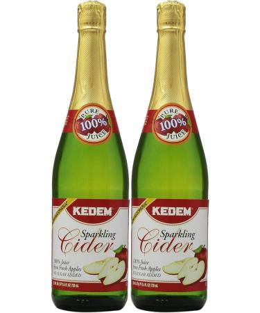 Value Bundle: Kedem Sparkling Apple Cider - Apple Juice - Non Alcoholic Drinks - Pack of 2