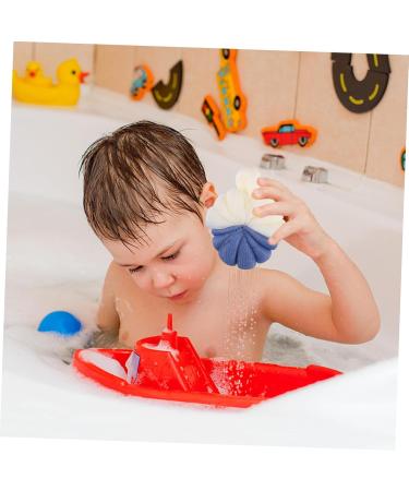 Buy Healeved Bath Loofah Set - 4pcs Mesh Shower Poufs & Scrubbers for Luxurious Bathing Experience - International Shipping Available - Buy Online on GoSupps.com