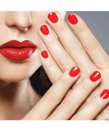 Lola Make Up by Perse Nail Polish Quick Dry Instant Gloss Ultra Long Lasting High Shine Finish Nail Paint for Women Vegan and Cruelty-Free Cosmetic Brilliant Red (014) 11ml - Buy Online on GoSupps.com