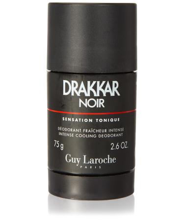 Guy Laroche DRAKKAR Noir 2.6oz 75ml Alcohol Free Deodorant Stick