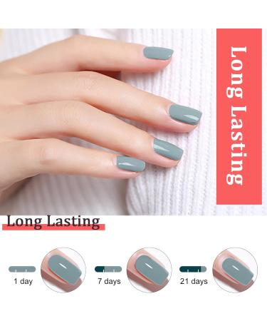 Ceboic Gel Nail Polish Set 6 Colors Classic Black White Sky Blue Long Lasting Glitter Soak Off Nail Gel Polish Quick Dry Nail Varnish Gifts Kit for Women Girls DIY Nail Art Manicure at Home 10ML Black White Set - Buy Online on GoSupps.com