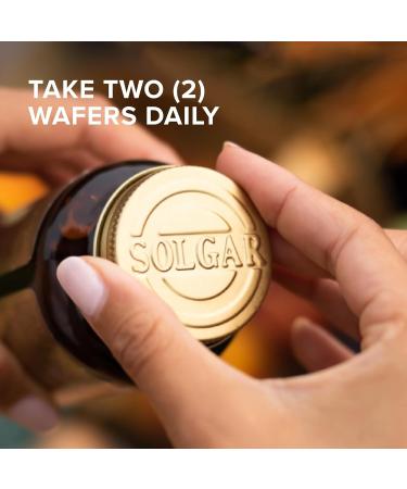 Solgar Chewable Calcium 500 mg - 120 Wafers | Promotes Musculoskeletal Health | Non-GMO, Vegan, Gluten, Wheat, Dairy Free & Kosher | 60 Servings - Buy Online on GoSupps.com