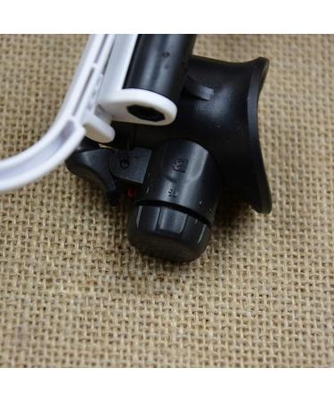 Magnifying Adjustable 8x15x23x Multiple LED Light Magnification Head Wearing Magnifier Glass for Jewellery Watch Clock Repair Good Times - Buy Online on GoSupps.com