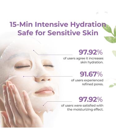 CHANDO HIMALAYA Comfrey Pore-Tightening Sheet Mask - 26ml - 5 PCS - Buy Online on GoSupps.com