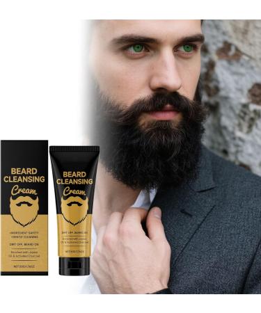 Beard Shampoo CleanerCaring Soothing Cream Facial Hair Beard Cleanser & Softener For men and fathers for daily showering and care morning travel shaving styling soaking - Buy Online on GoSupps.com