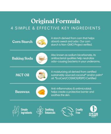 HUMBLE BRANDS Original Formula Aluminum-free Deodorant. Long Lasting Odor Control with Baking Soda and Essential Oils Assorted 3-Pack Assorted 2.5 Ounce (Pack of 3) - Buy Online on GoSupps.com