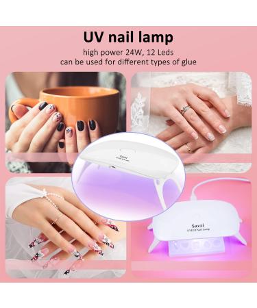 LED UV Nail Lamp 24W - Low Heat UV Light for Resin Cures 5 Nails Simultaneously Compatible with All Gels - Buy Online on GoSupps.com