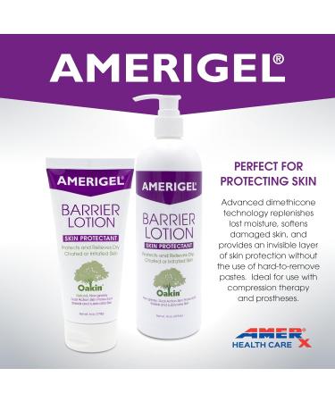 AMERIGEL Barrier Lotion (6 oz.) - Skin Protectant to Protect Chafed Cracked and Chapped Skin 6 Ounce (Pack of 1) - Buy Online on GoSupps.com