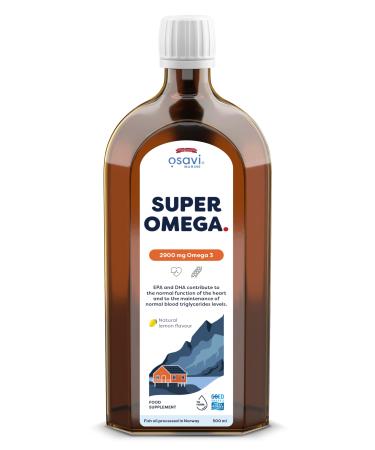 Osavi Super Omega 2900mg Omega 3 Lemon 500 ml