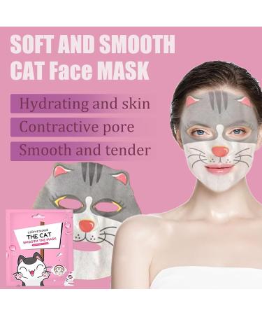 Sheet Mask - Face Mask Set for Teenage Girls - Fun Animal Printed Sheet Face Masks - With Tiger and Cat Easy Use Face Mask Gift Set - Hydrating Brighten Soothe - Face Masks for All Skin Types (5) - Buy Online on GoSupps.com