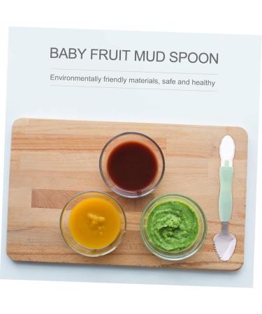 Toddmomy Toddler Cutlery Set - 3-Piece Silicone Baby Food Feeder & Spoon Set - Safe & Easy Eating for Kids - Ideal for Dessert & Feeding - 17x3x1cm - Buy Online on GoSupps.com