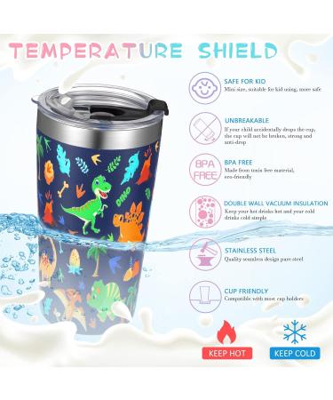 4 Pack Kids Cups with Straw Lid - 12 Oz Insulated Stainless Steel Tumbler for Boys - Spill Proof & BPA Free - 4 Styles Powder Coated Toddler Smoothie Cup - Buy Online on GoSupps.com