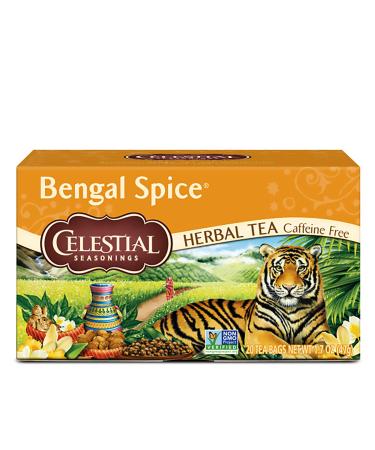 Celestial Seasonings Herbal Tea Bengal Spice Caffeine Free 20 Tea Bags 1.7 oz (47 g)