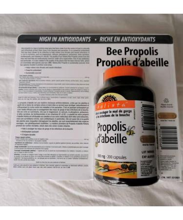 Holista Bee Propolis 500 mg 2 x 200 capsules - Buy Online on GoSupps.com