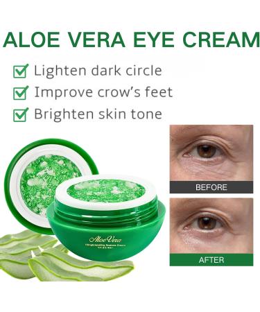 Aloe Vera Eye Cream Aloe Vera Under Eye Cream Eye Cream Anti Aging Eye Cream for Dark Circles and Puffy Eyes Eye Bags Remover Dark Eyes Circle Treatment Reduce Fine Lines Moisturising Soothing - Buy Online on GoSupps.com