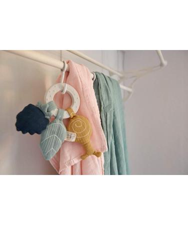 L SSIG Teething Ring Snail | Organic Cotton & Natural Rubber Grasping Toy for Babies - Safe & Eco-Friendly - Buy Online on GoSupps.com