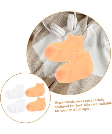 Beavorty 4 Pairs Exfoliating Moisturizing Socks Foot exfoliating moisturizing Socks for Cracked feet Cosmetic moisturizing Socks Sleep Socks Foot spa Lotion sebs Cover Women's - Buy Online on GoSupps.com